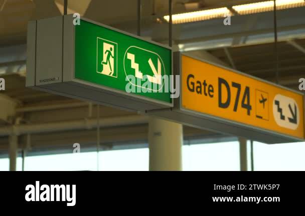 Sign direction gates Stock Videos & Footage - HD and 4K Video Clips - Alamy
