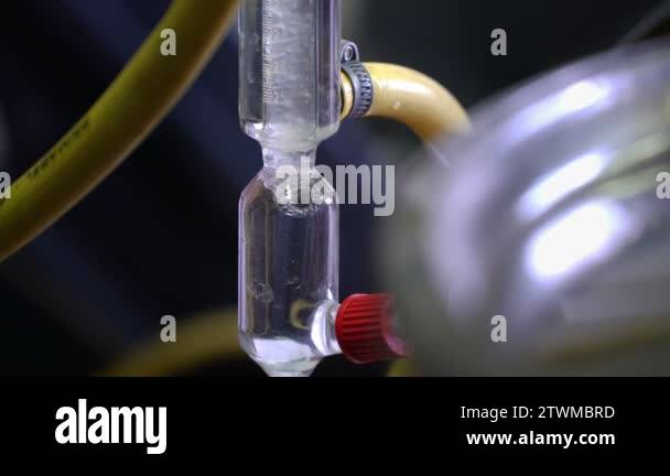 Production of perfume essences by steam distillation in distillation ...