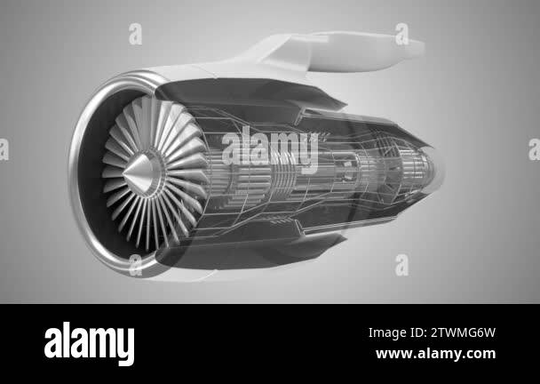 Airplane jet engine turbine Stock Videos & Footage - HD and 4K Video ...