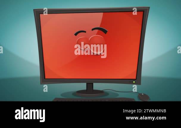 Cartoon Funny Computer Character Animation Animation Of A Funny Cartoon Funny Computer Character Animation Animation Of A Funny