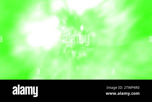 flight flying over white clouds with hyper speed on chroma key green ...