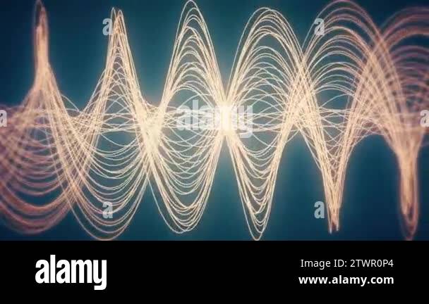 Abstract CGI motion graphics and animated background of white lines and ...