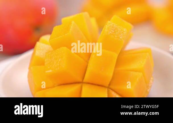 Ripe chopped mango on Stock Videos & Footage - HD and 4K Video Clips ...