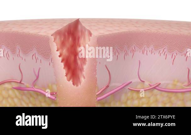 It typically lasts around three weeks for minor wounds, and it's the ...