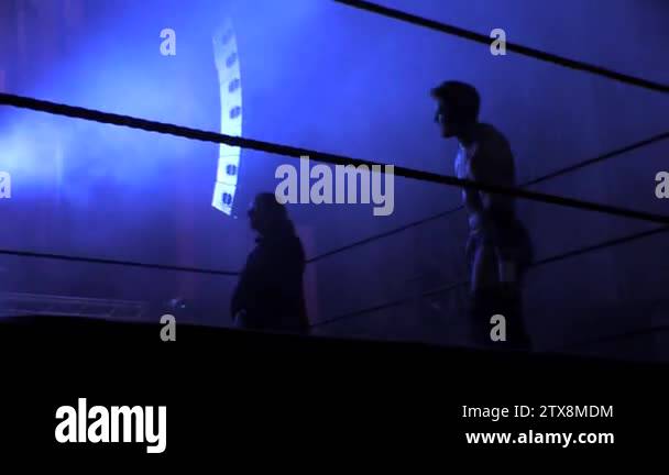 Smackdown Blue Ring Ropes Wrestling ring ropes Stock Videos & Footage - HD and 4K Video Clips - Alamy