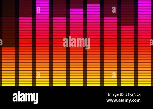 motion graphics and animated background featuring neon colored bars ...