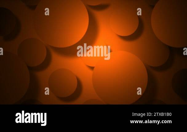 Abstract orange circles background Stock Videos & Footage - HD and 4K ...