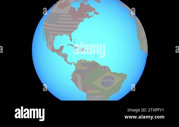 Flag map of the dominican republic Stock Videos & Footage - HD and 4K ...