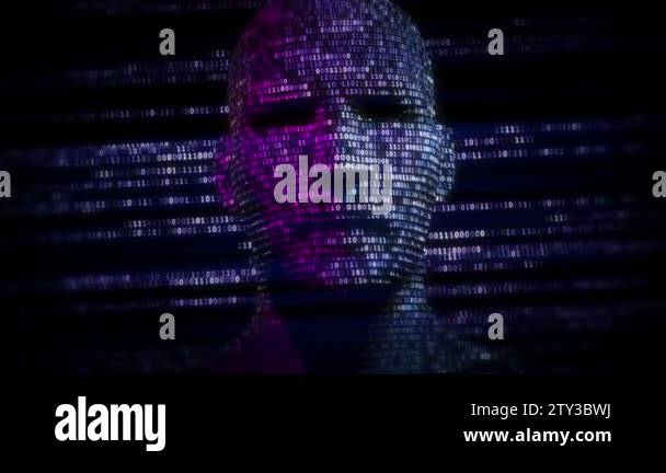 Humanoid head binary code Stock Videos & Footage - HD and 4K Video ...