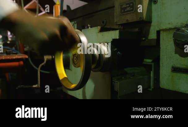 Factory worker operating machine Stock Videos & Footage - HD and 4K ...