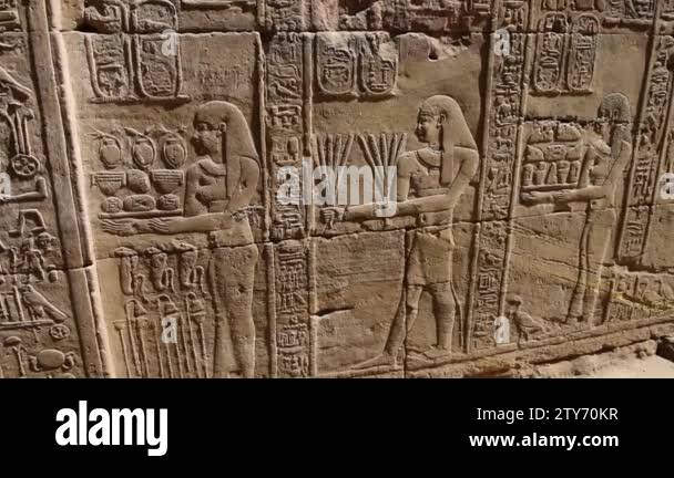 Ancient egyptian hieroglyphic wall Stock Videos & Footage - HD and 4K ...
