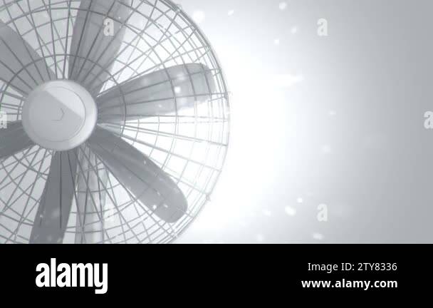 3d animation footage of rotating fan. Animation of seamless loop Stock ...