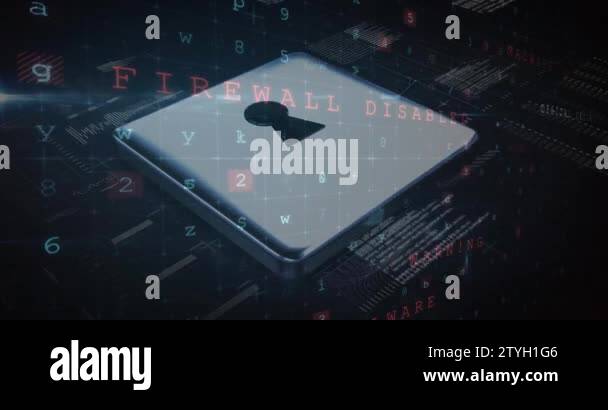 A computer screen view of cyber crime detection with a sudden ...