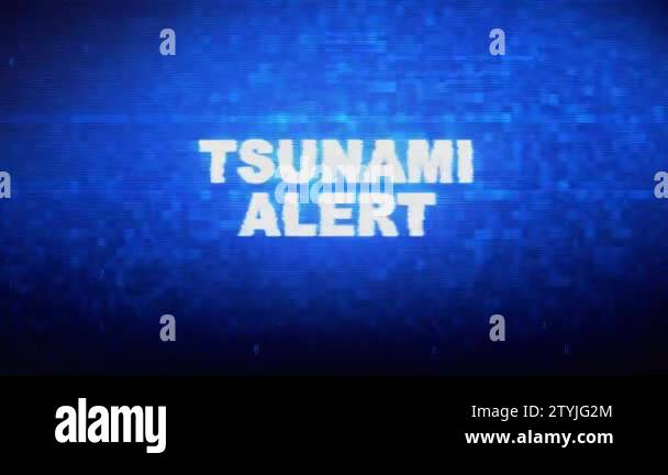 Tsunami text alerts