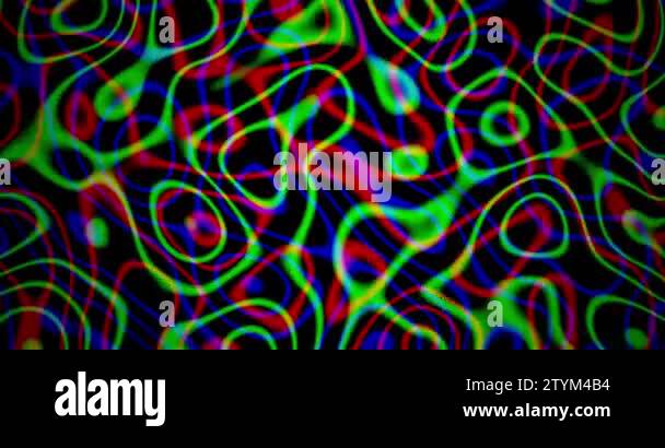 A computer generated animation showing abstract repetitive patterns in ...