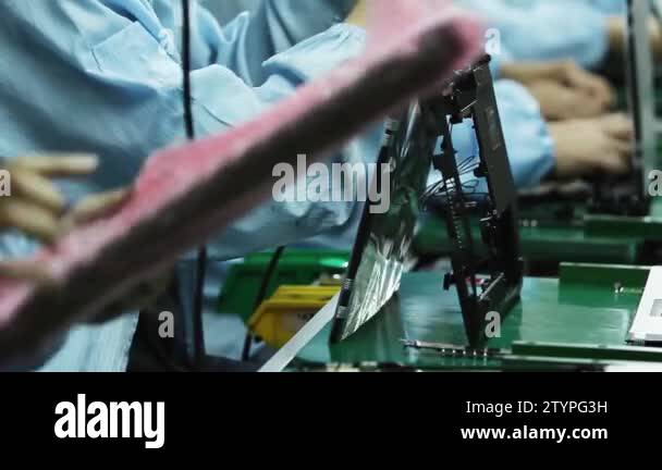 Assembly line workers manufacturing Stock Videos & Footage - HD and 4K ...