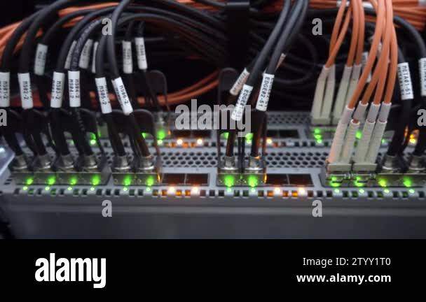 Working server rack bottom view Stock Videos & Footage - HD and 4K ...