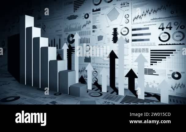 Solid geometric objects for graphs. Rectangular bar chart Infographics ...
