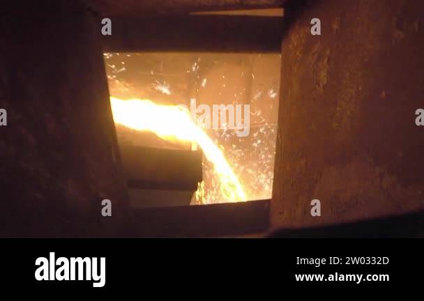 Molten liquid metal pouring out Stock Videos & Footage - HD and 4K ...