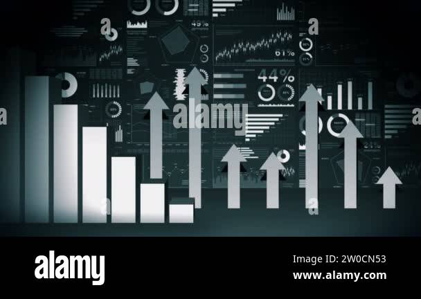 Solid geometric objects for graphs. Rectangular bar chart Infographics ...