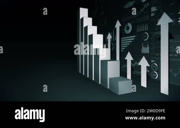Solid geometric objects for graphs. Rectangular bar chart Infographics ...