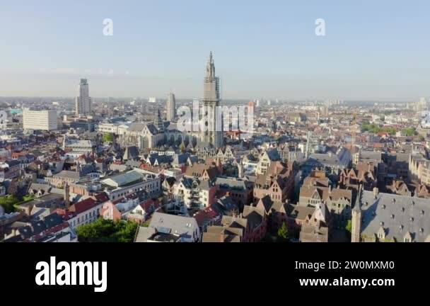 Antwerp, Belgium. Cathedral of Our Lady of Antwerp. (Onze-Lieve ...