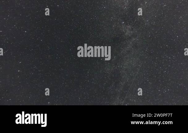 Milky Way and Stars Moving Across the Night Sky, Time Lapse 4k Stock ...