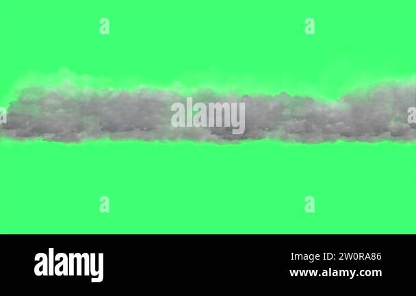 4k animation - Clouds effect on green screen Stock Video Footage - Alamy