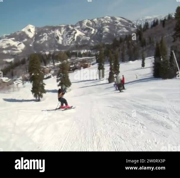 Kids skis Stock Videos & Footage - HD and 4K Video Clips - Alamy