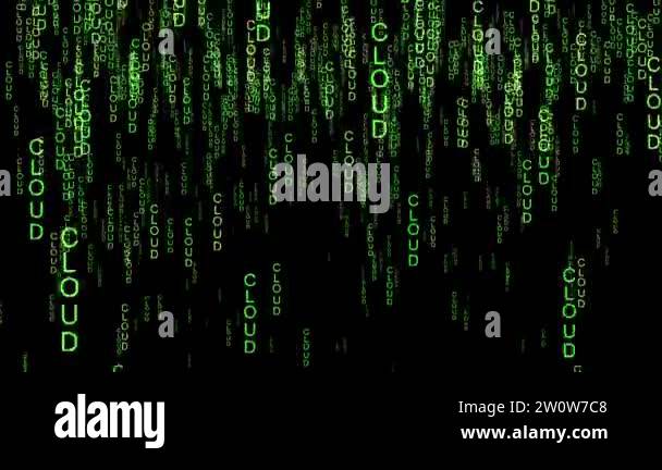Cloud computing data code matrix Stock Videos & Footage - HD and 4K ...