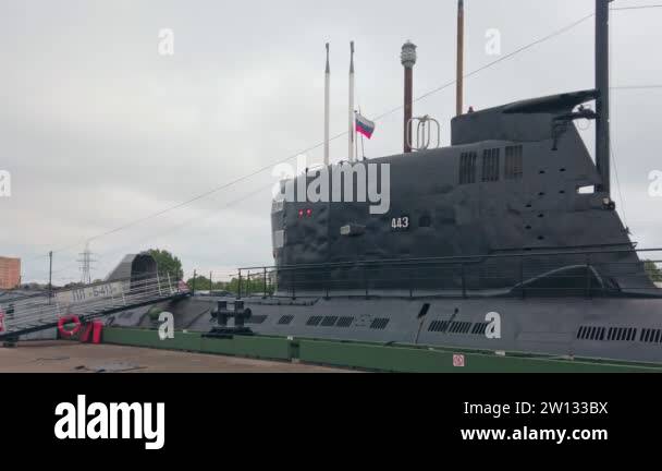 Conning Tower Or Sail Of The Old Historic Soviet Navy Submarine B-413 ...