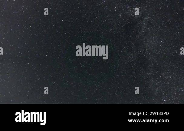Milky Way and Stars Moving Across the Night Sky, Time Lapse 4k Stock ...