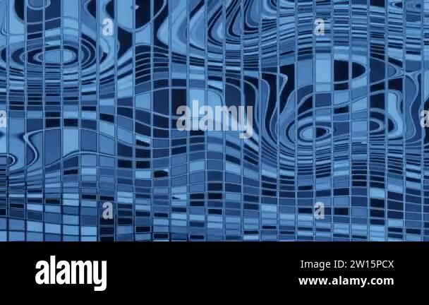 Blue mosaic composed of shards in different shades of blue color. The ...