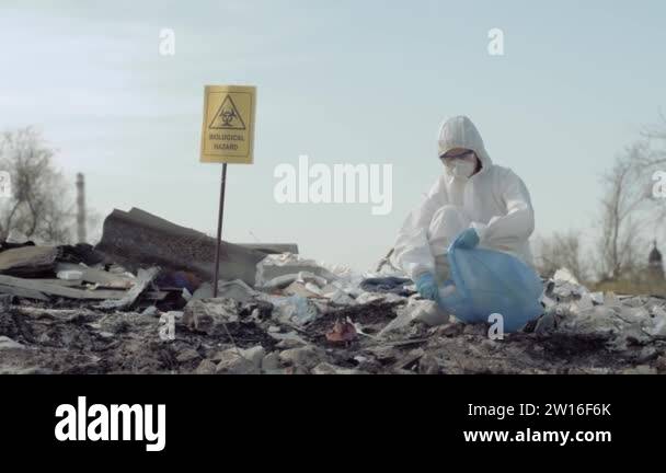 save planet save planet from trash, Hazmat researcher into protective ...