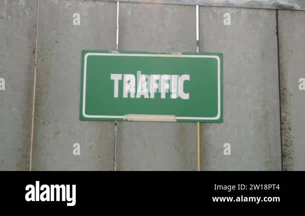 Rectangular green warning sign Stock Videos & Footage - HD and 4K Video ...