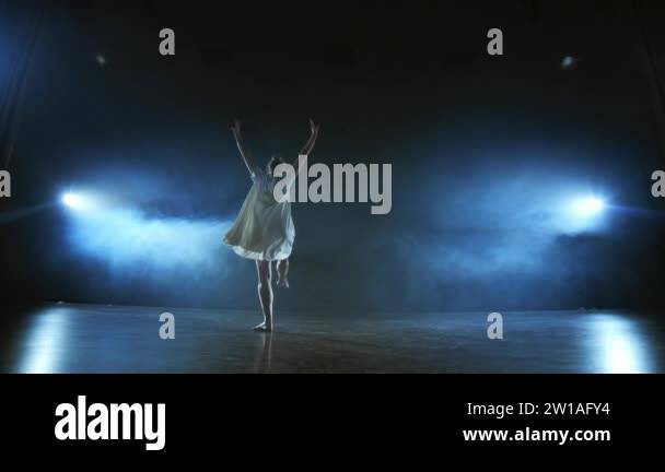 Dramatic Spins And Flips Of A Modern Ballet Dancer From A Musical A Single Woman Emotionally Dramatic Spins And Flips Of A Modern Ballet Dancer From A Musical A Single Woman Emotionally