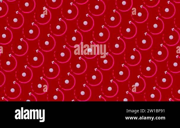 Graphic pattern that quickly changes color as it rotates clockwise and ...
