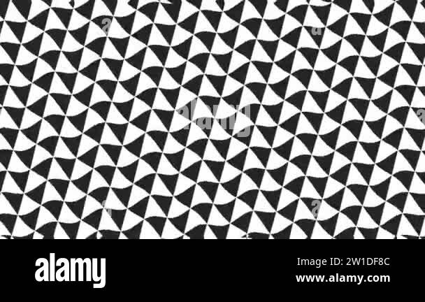 Graphic 2D video pattern with wave effect, which rotates to the left ...