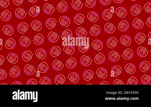 Graphic pattern that quickly changes color as it rotates clockwise and ...