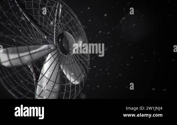 3d animation footage of rotating fan. Animation of seamless loop Stock ...
