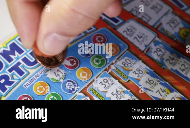 Scratch card lottery Stock Videos & Footage - HD and 4K Video Clips - Alamy