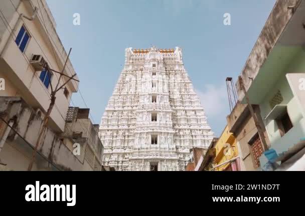 Tirupati, India - Circa December 2019. Devotees Visit Sri Govinda Raja ...