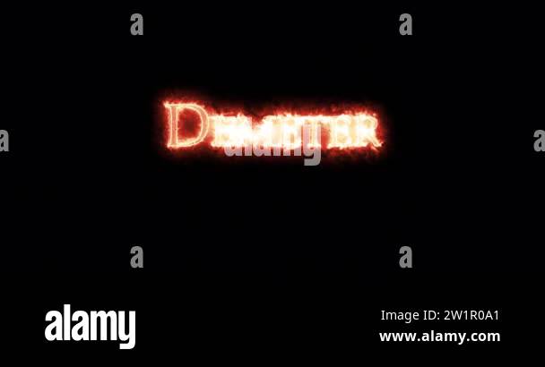 Demeter Fire Demeter greek god mythology Stock Videos & Footage - HD and 4K Video ...