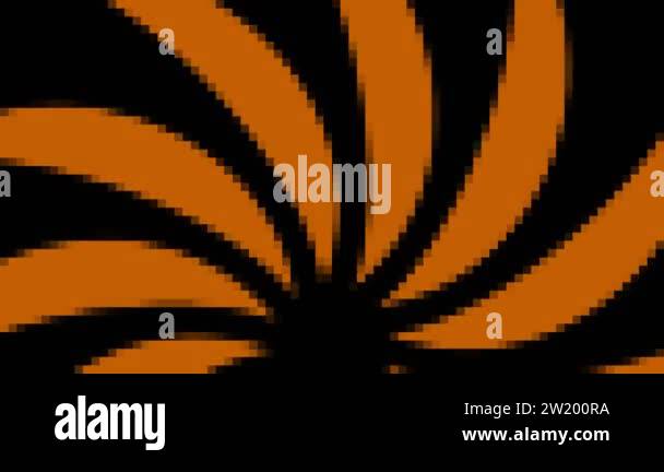High Intensity Animation Abstract animation object on minimal black and white background, with ...