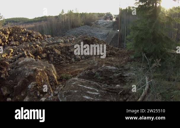 Contruction Explosion Explosion blasting in construction Stock Videos & Footage - HD and 4K ...