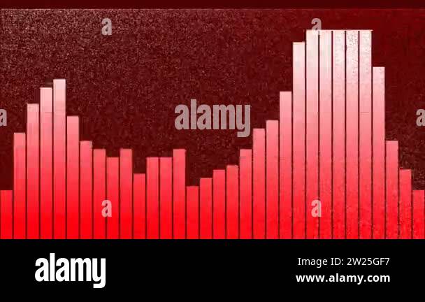 Audio Equalizer bars design sound waves animated disco graphic motion ...