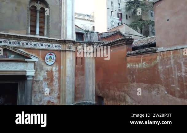 Santa Pudenziana church exterior in Rome, Italy. Palaeo-Christian ...