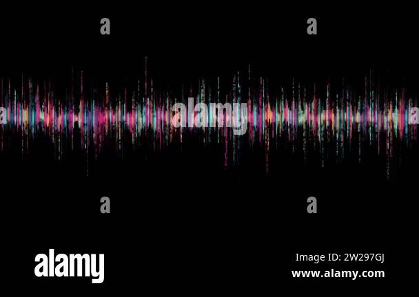 Voicewave Visualization visualization of voice record artificial intelligence waveform ...