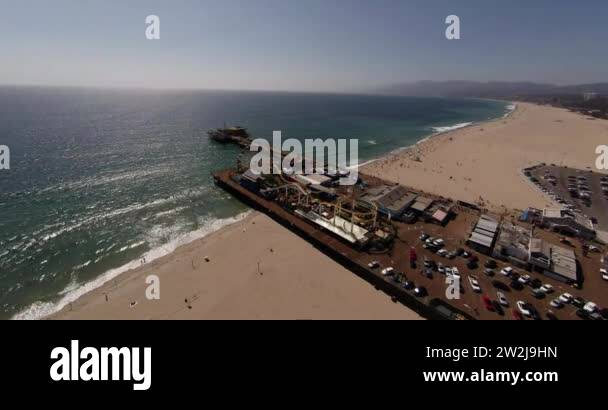 Los angeles aerial santa monica Stock Videos & Footage - HD and 4K ...