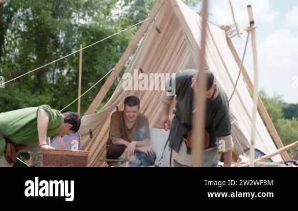 Medieval reenactment peasants Stock Videos & Footage - HD and 4K Video ...